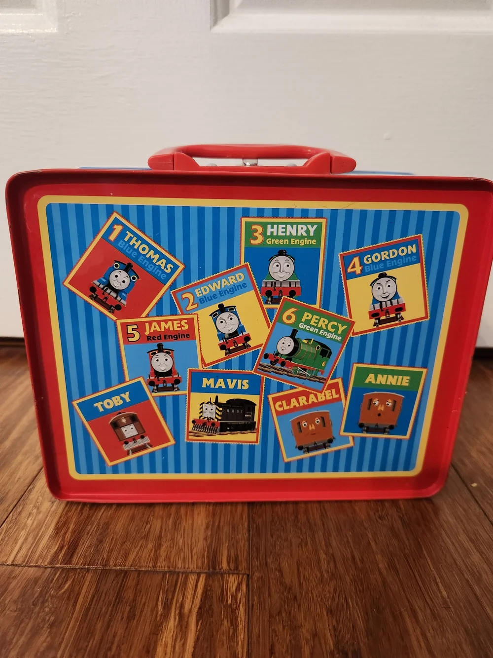 Vintage Thomas & Friends Train Railroad Kids Metal Lunchbox Storage Collectible